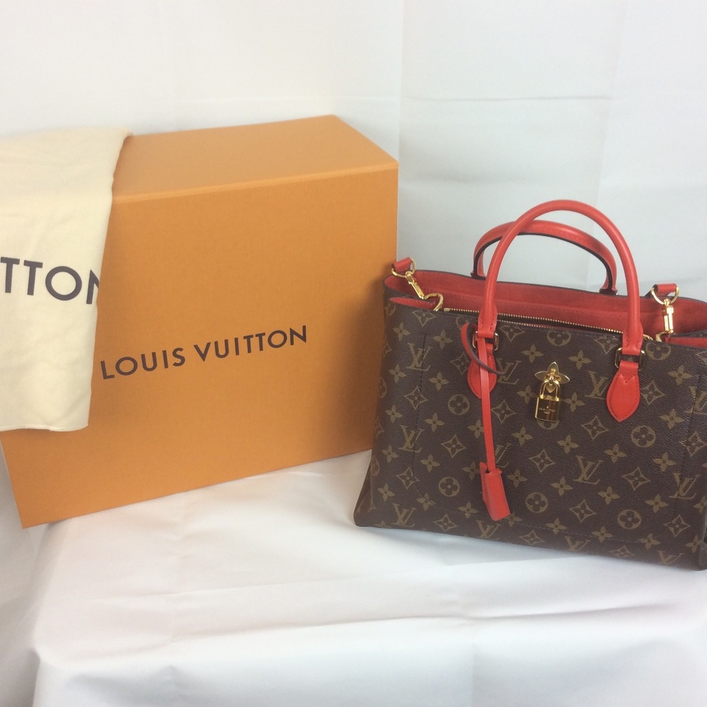 Louis Vuitton Monogram Flowered Tote in Poppy.